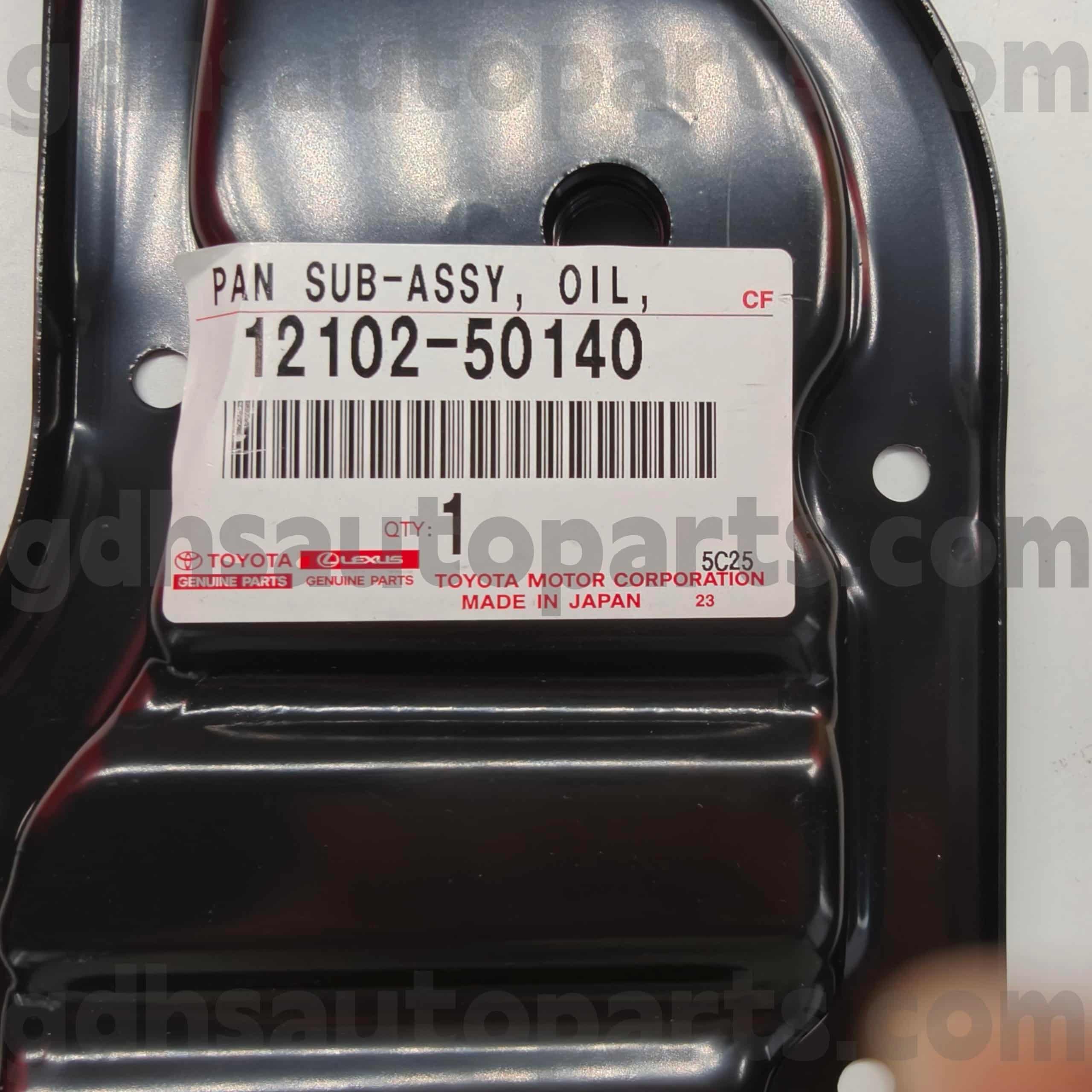 12102-50140 מחבת שמן לחלקים מקוריים של טויוטה לשלדת LAND CRUISER NO.2UZFE UZJ200