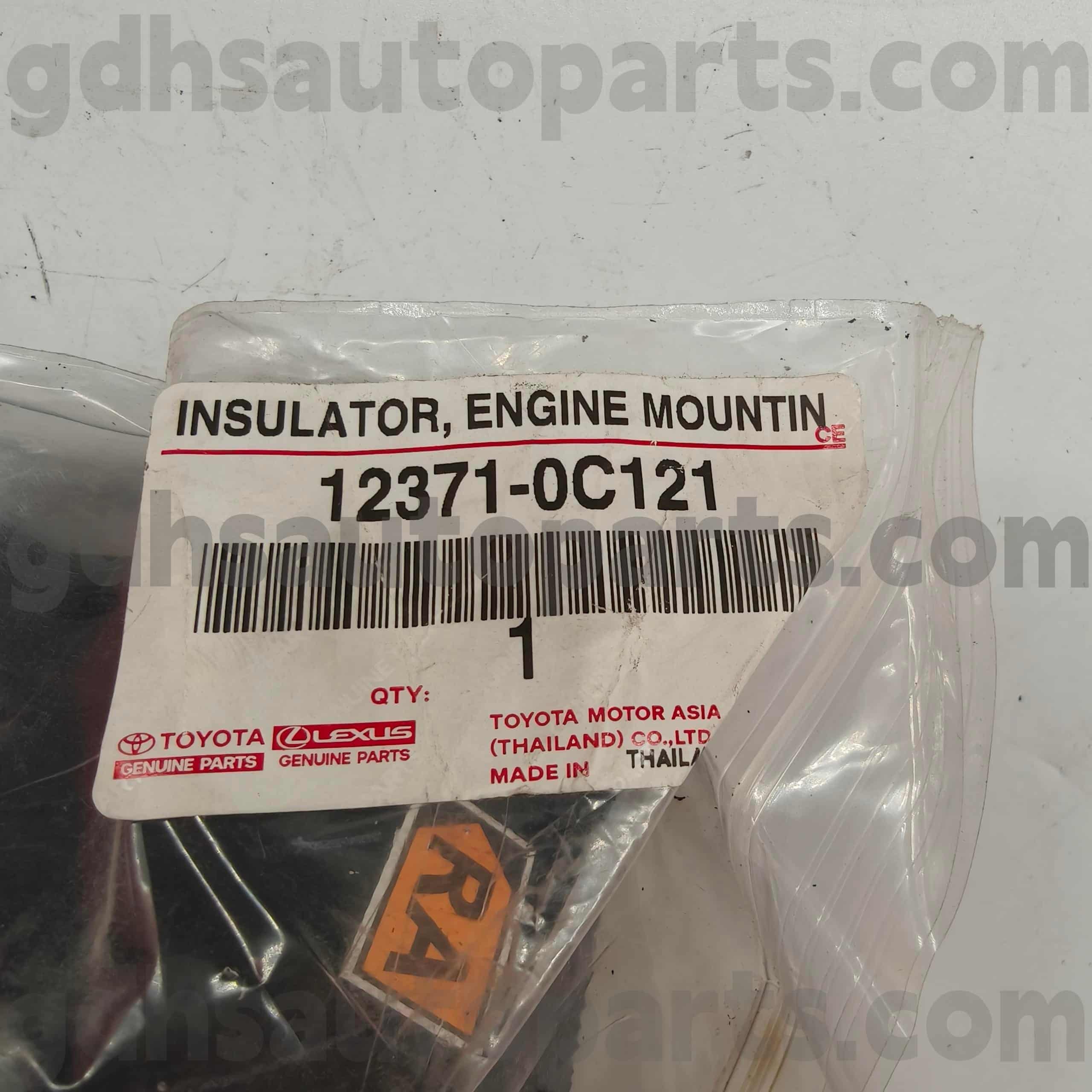 12371-0C121 הצמדת החלפת חלקים מקורית של טויוטה לשלדה NO.2TRFE..TGN26..4FC