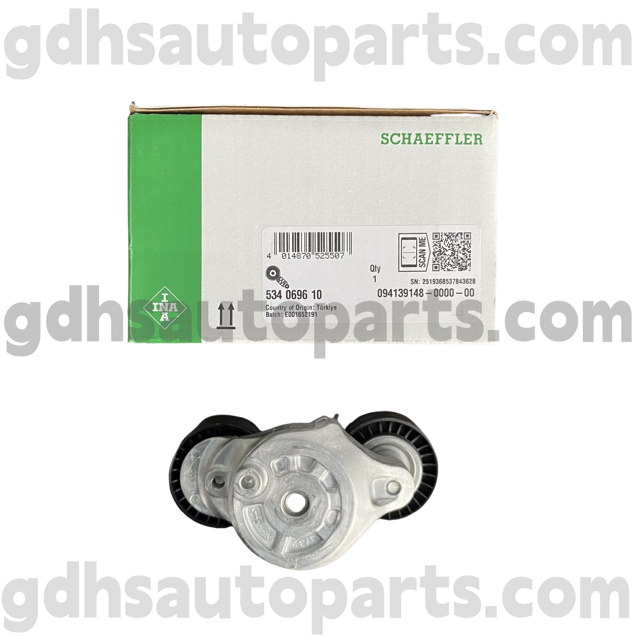 5340696100 Schaeffler ina גלגלת חגורת תזמון לריינג 'רובר Evoque, דיסקברי ספורט, לנד רובר גילוי 4 OE No.LR114017