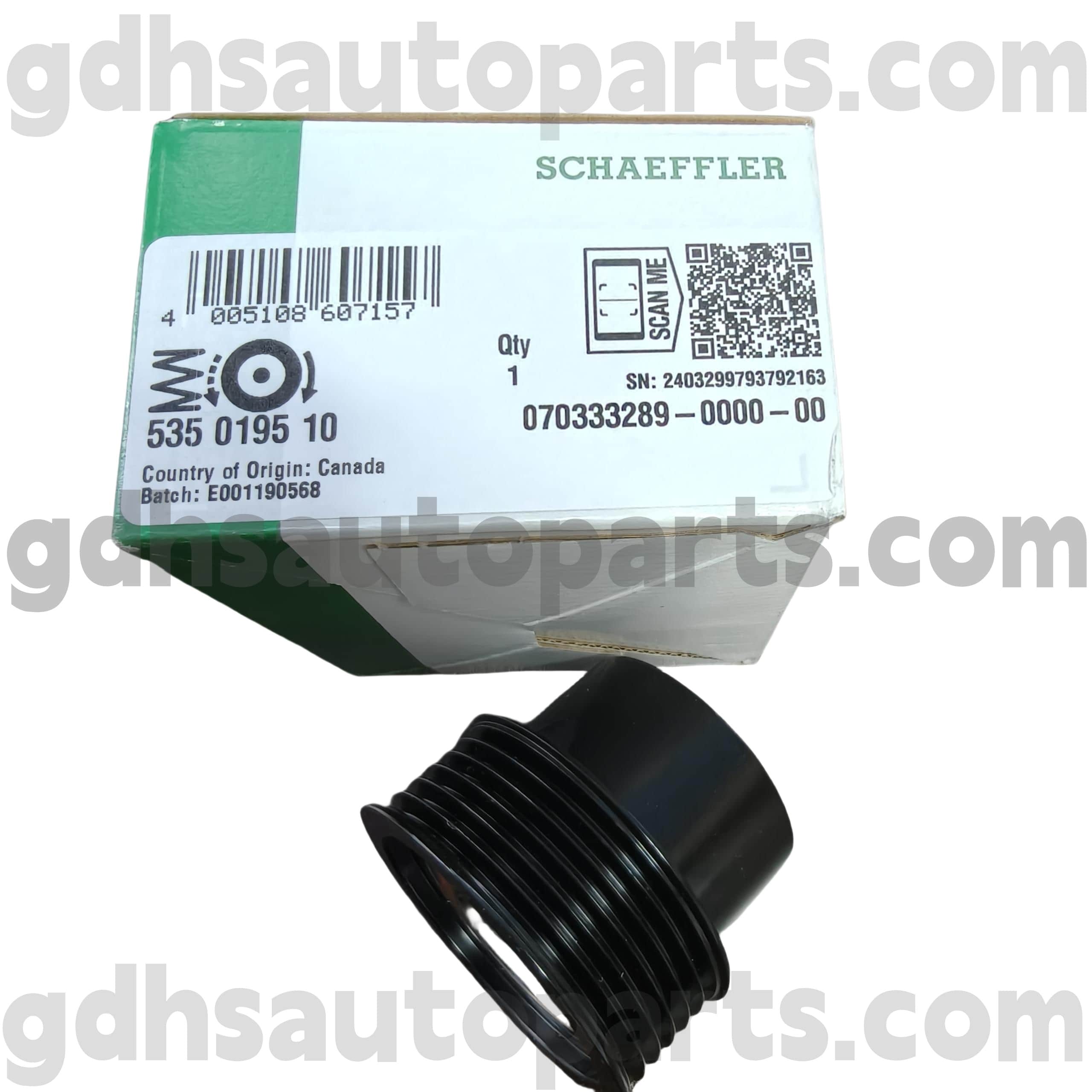 5350195100 Schaeffler ina גלגלת סמל לנד רובר פרילנדר 2 OE no. LR005993