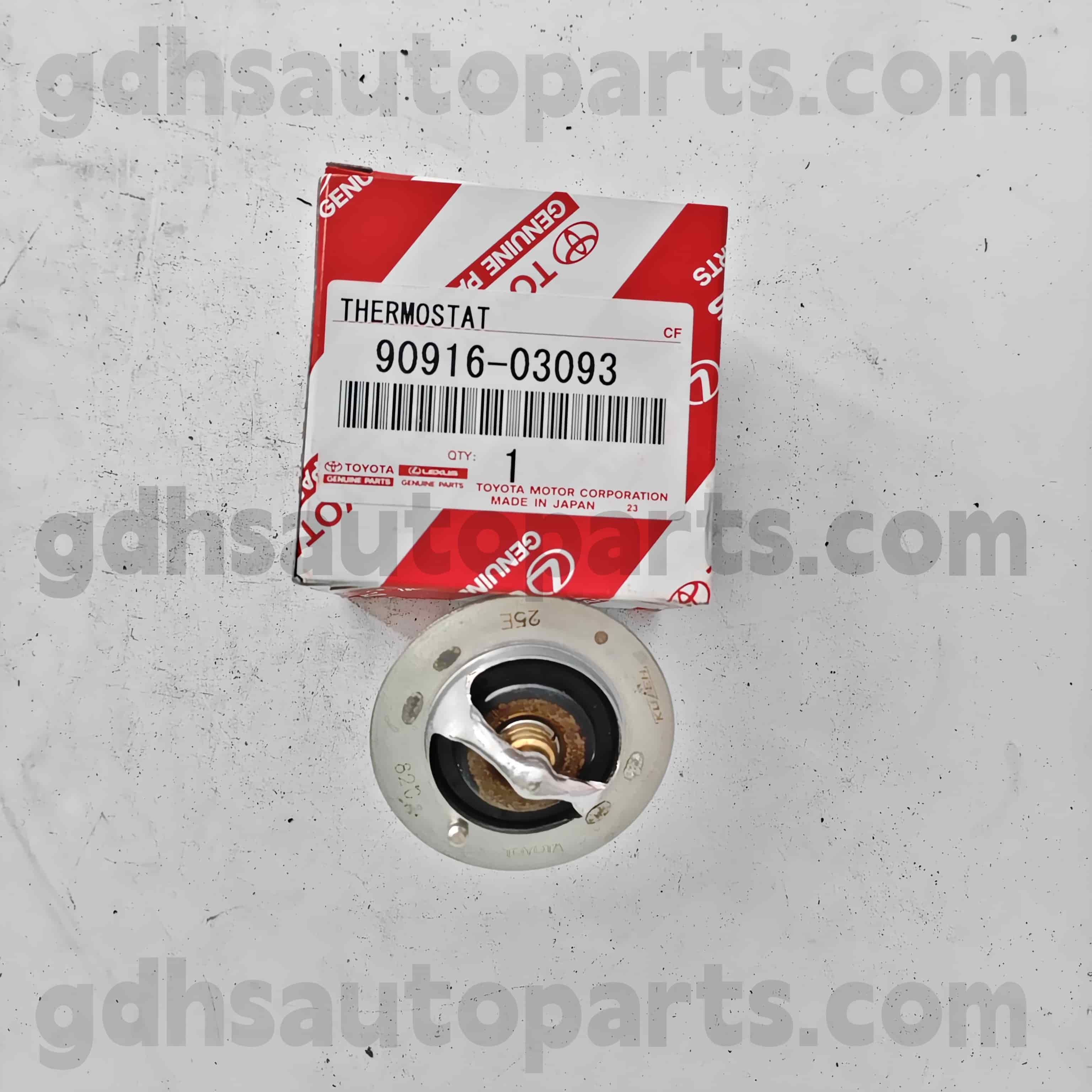 90916-03118 טויוטה חלקים מקוריים תרמוסטט עבור HILUX 、 קרוזר קרוזר פראדו 、 FORTUNER 、 שלדת רכבת לא. 1kdftv..kdj120